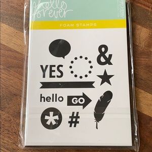 Studio Calico Hello Forever Foam Stamps